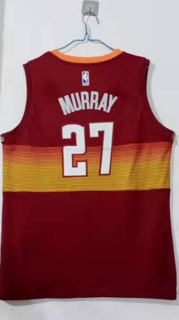 Cheap Men Denver Nuggets 27 Murray red Game Nike NBA Jerseys